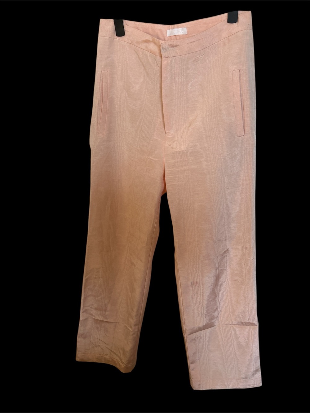 SABLYN 100% Wool Women soft blush pink / dusty peach color Wide Leg Pink Pants M
